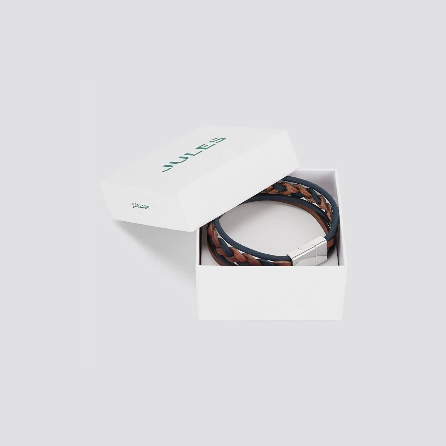 Bracelet multi cordons Bleu
