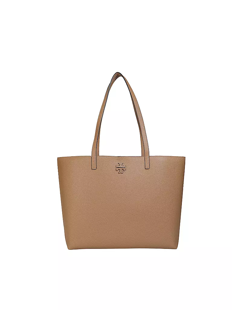 TORY BURCH Ledertasche - Shopper McGRAW TOTE braun