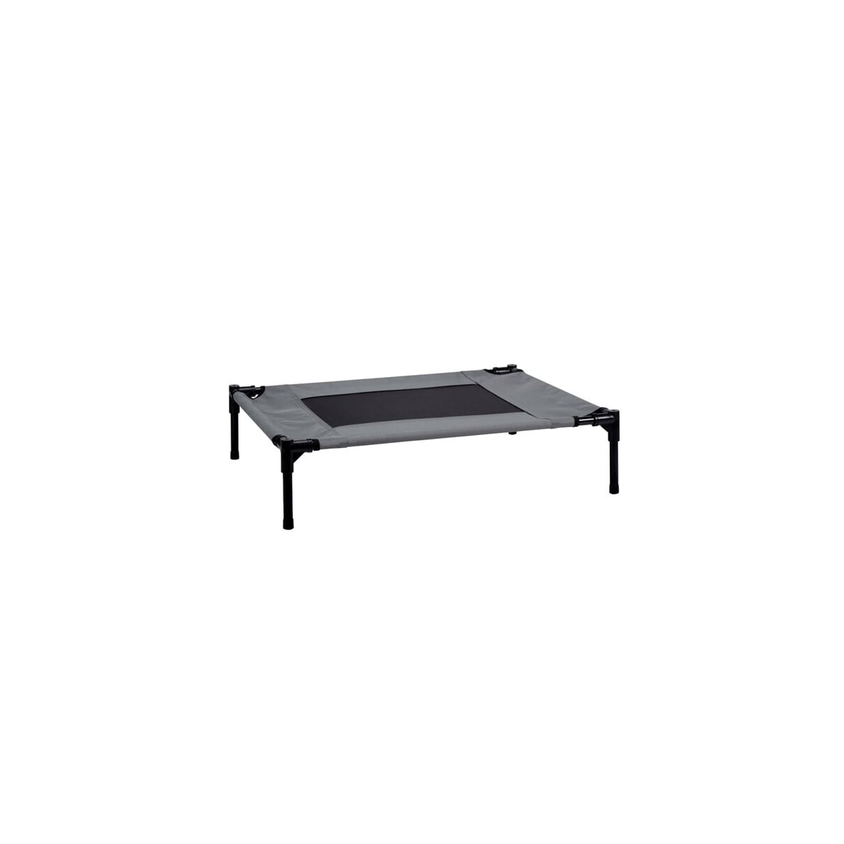 Hundeseng med Ben - Medium, Hevet Design for Bedre Komfort, 63,5 x 81 x 17 cm