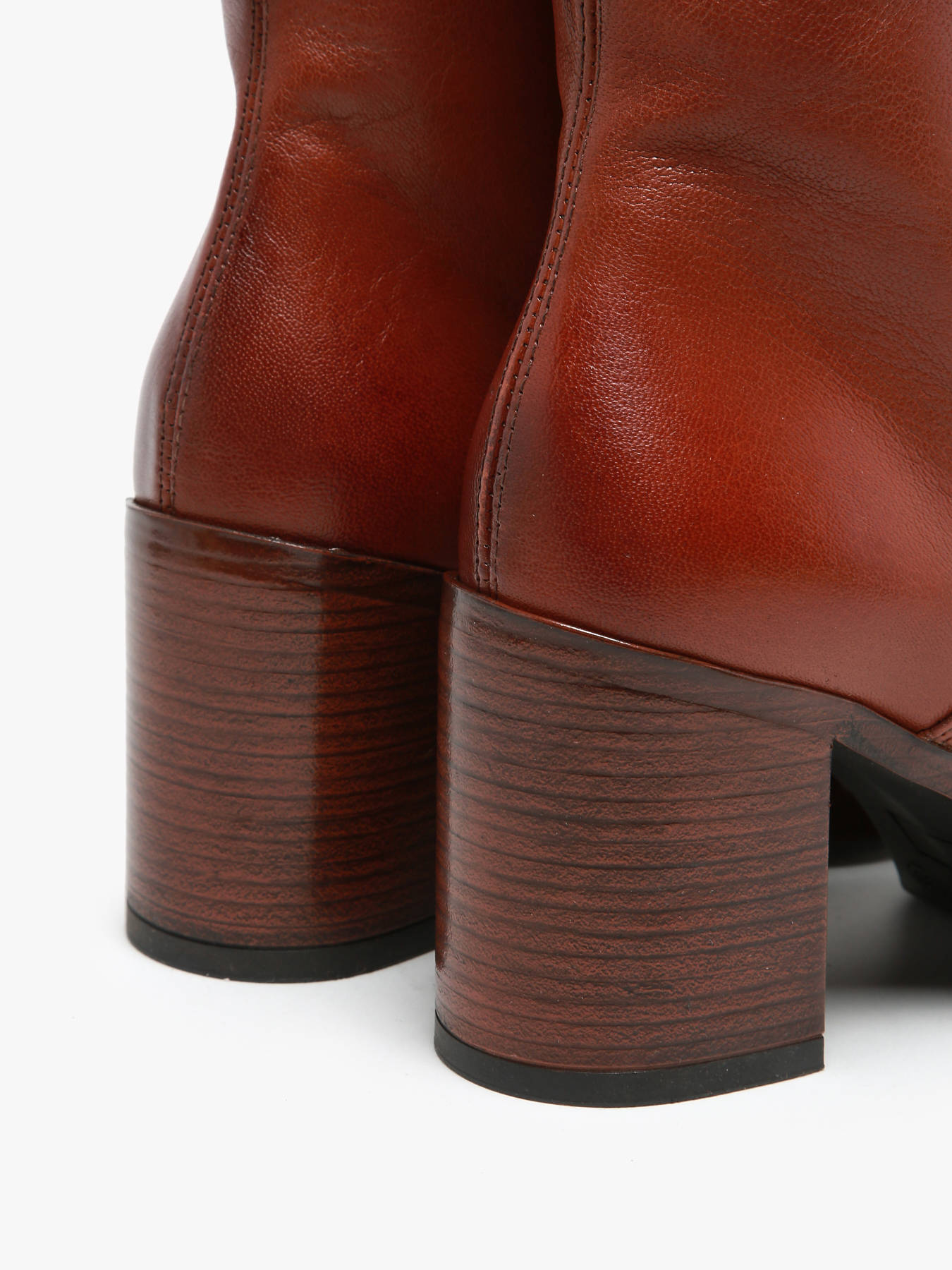 Bottines  talon en cuir MJUS