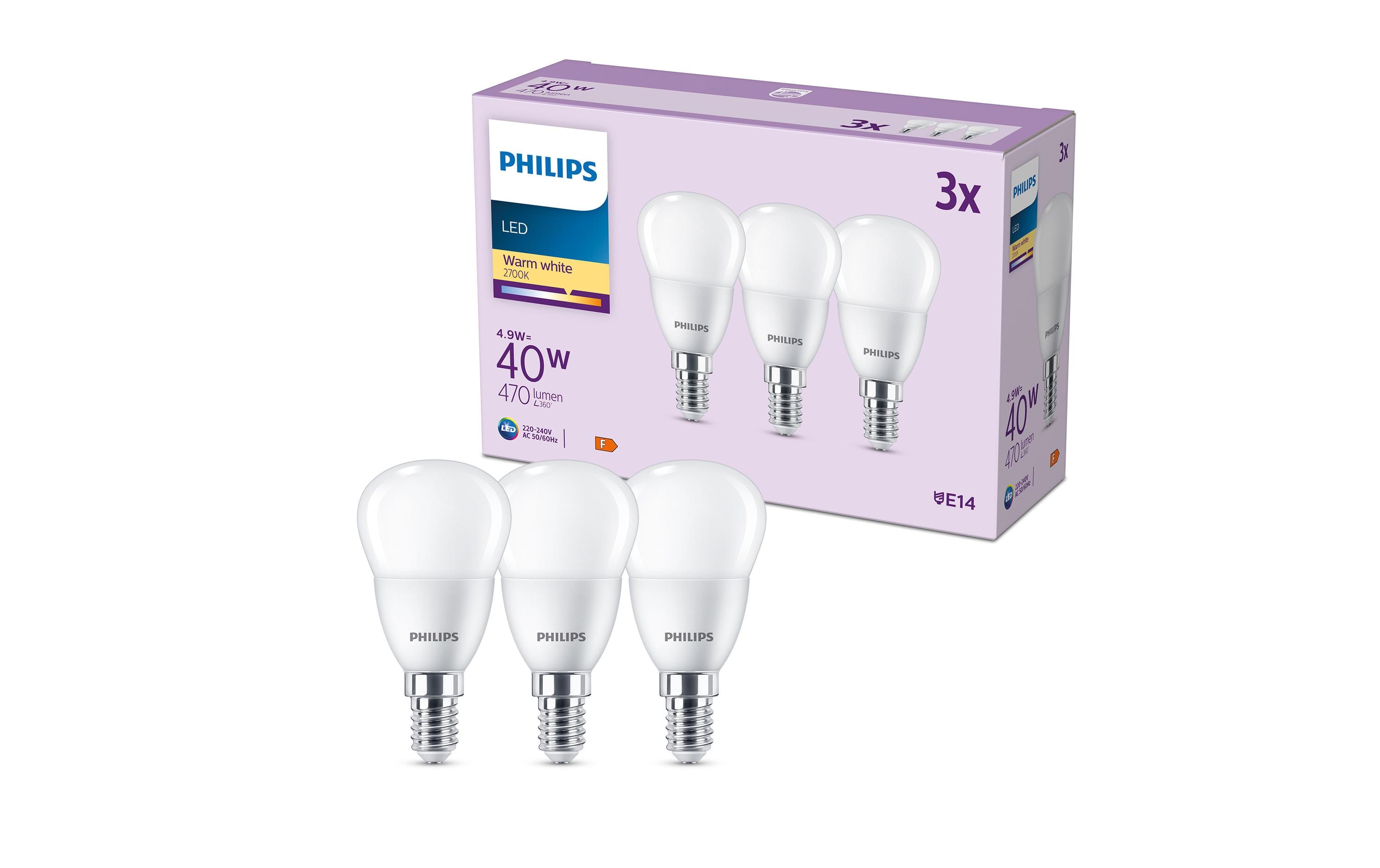 Lampe LED 40W P45 E14 WW FR ND 3CT/8 EC WarmweissClassic LED E14 Lampe