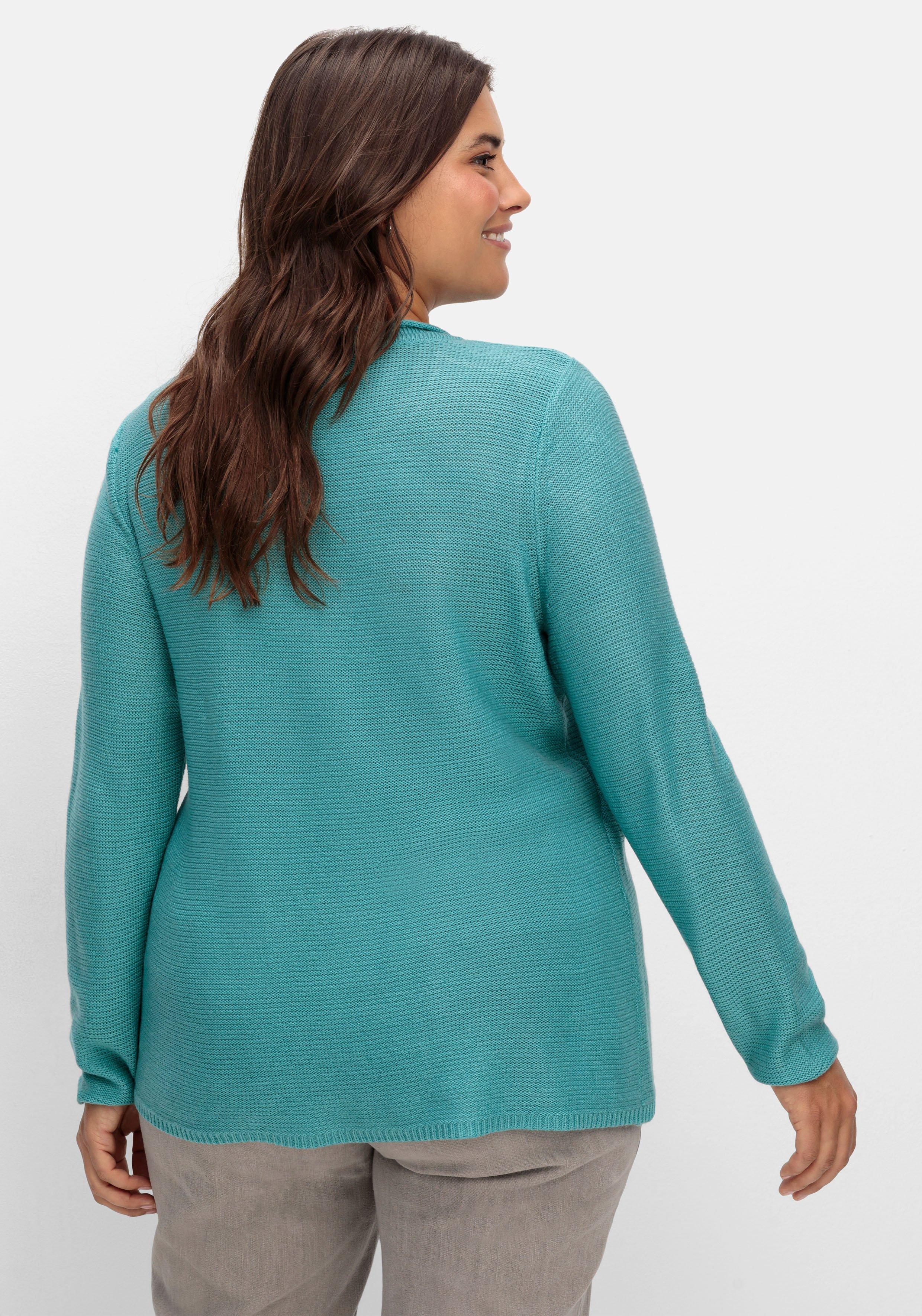 Pullover im Lagenlook, in Rippstruktur