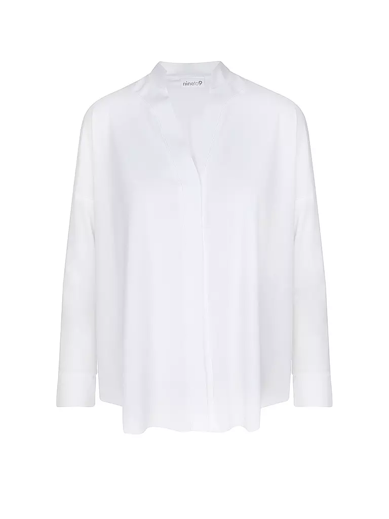 NINETO9 Bluse weiss