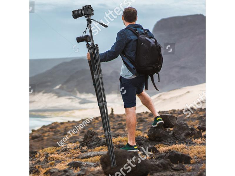 Smallrig Videostativ CT180 Videostativ mit Fluidkopf