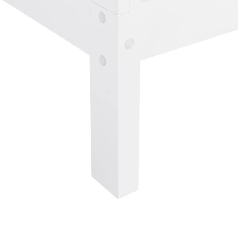 DEVAY - Kinderbed - Wit - 90 x 200 cm - Grenenhout