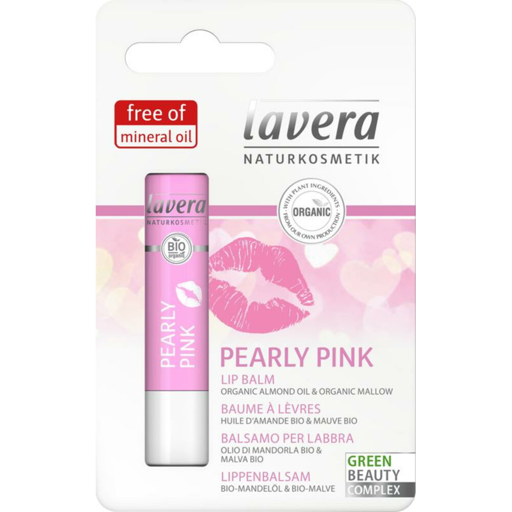 Lavera Pearly Roze Lippen Balsem 4,5 ml