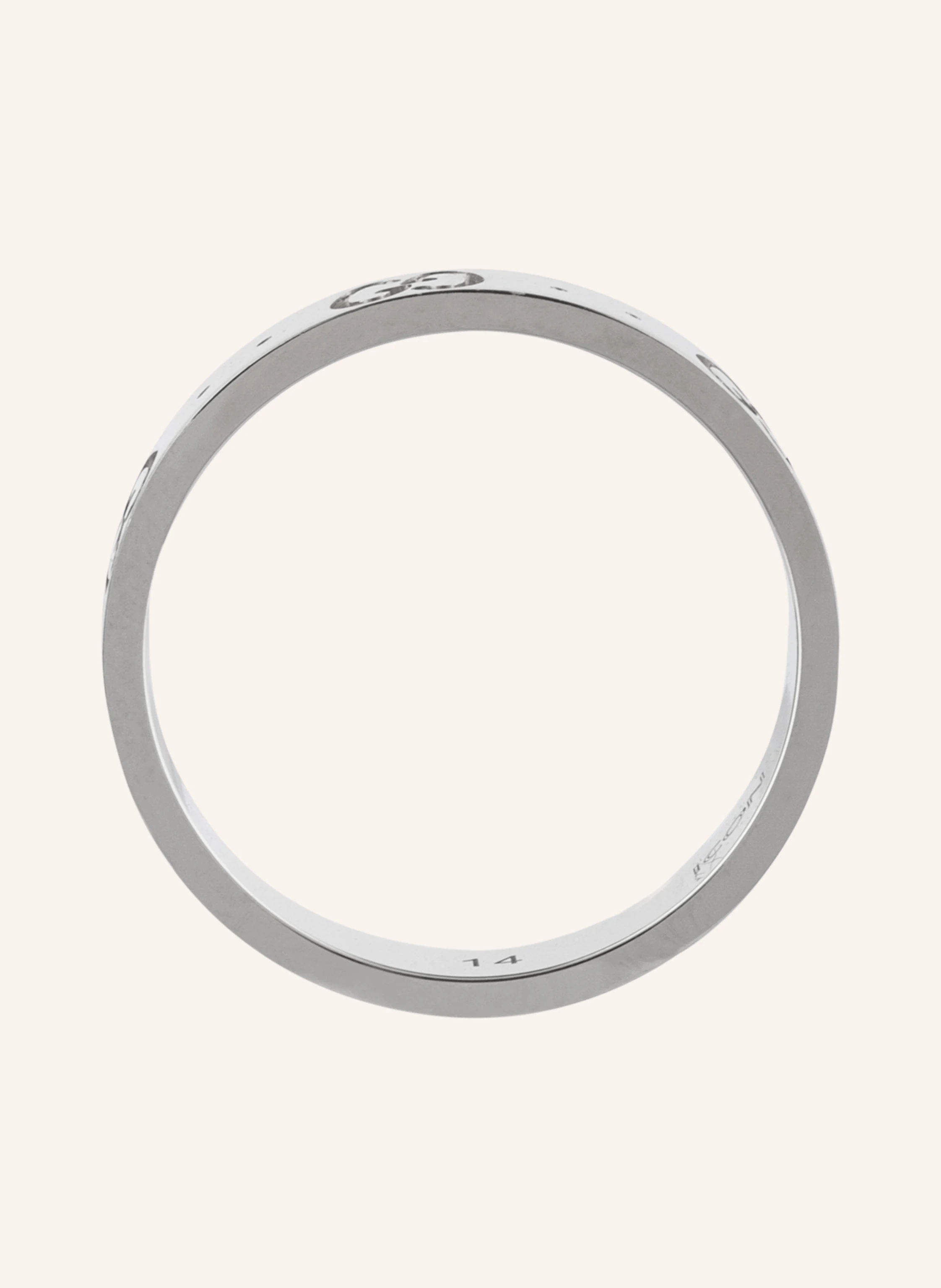 GUCCI Ring ICON aus 18 Karat Weißgold
