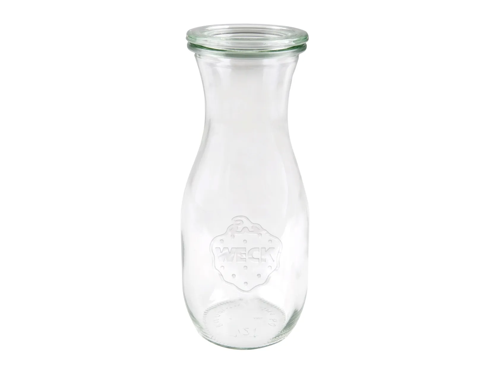 Patentflaske Weck 530 ml Ø7.95x18.4 cm uden låg glas,stk