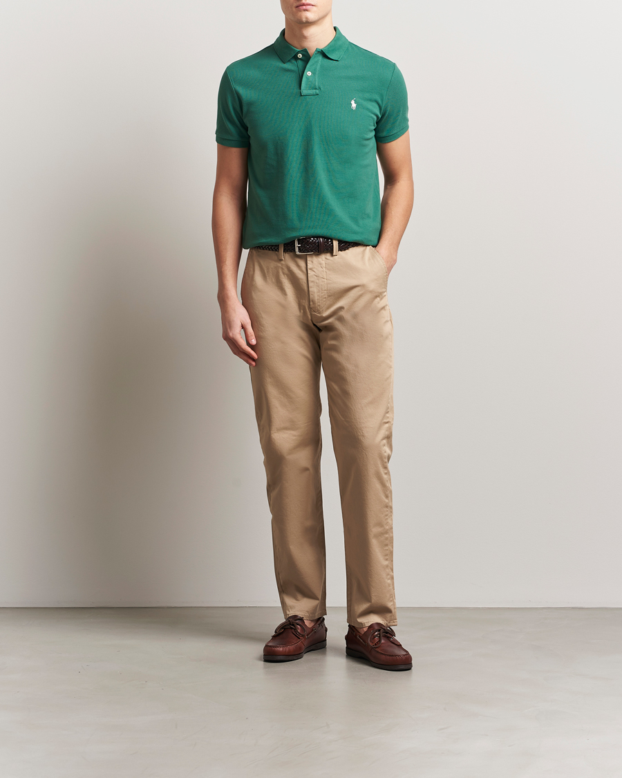 Polo Ralph Lauren Custom Slim Fit Polo Antique Green
