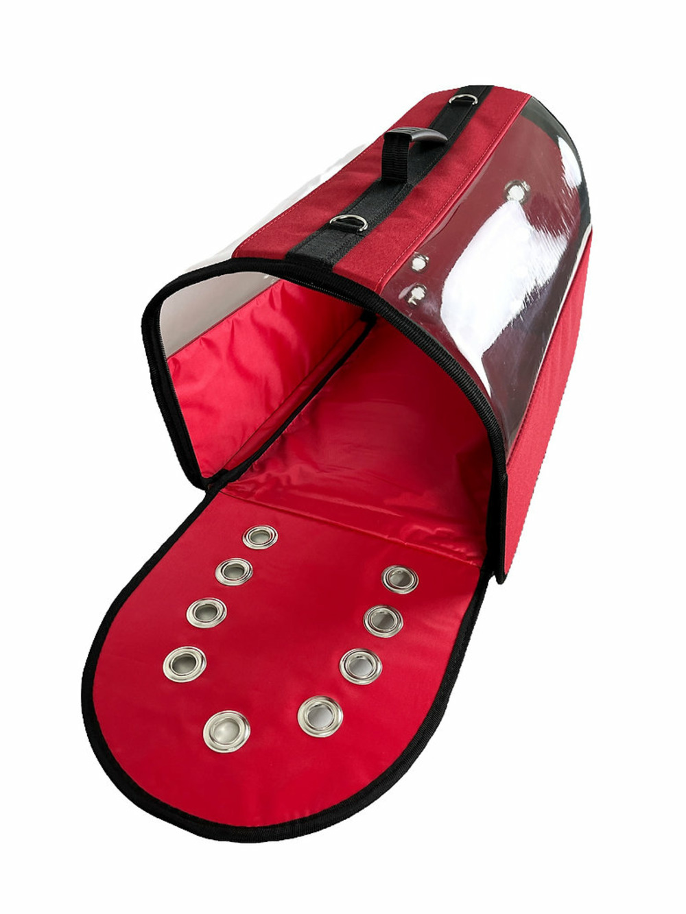 Flybag -sac de transport- mi transparent (rouge)