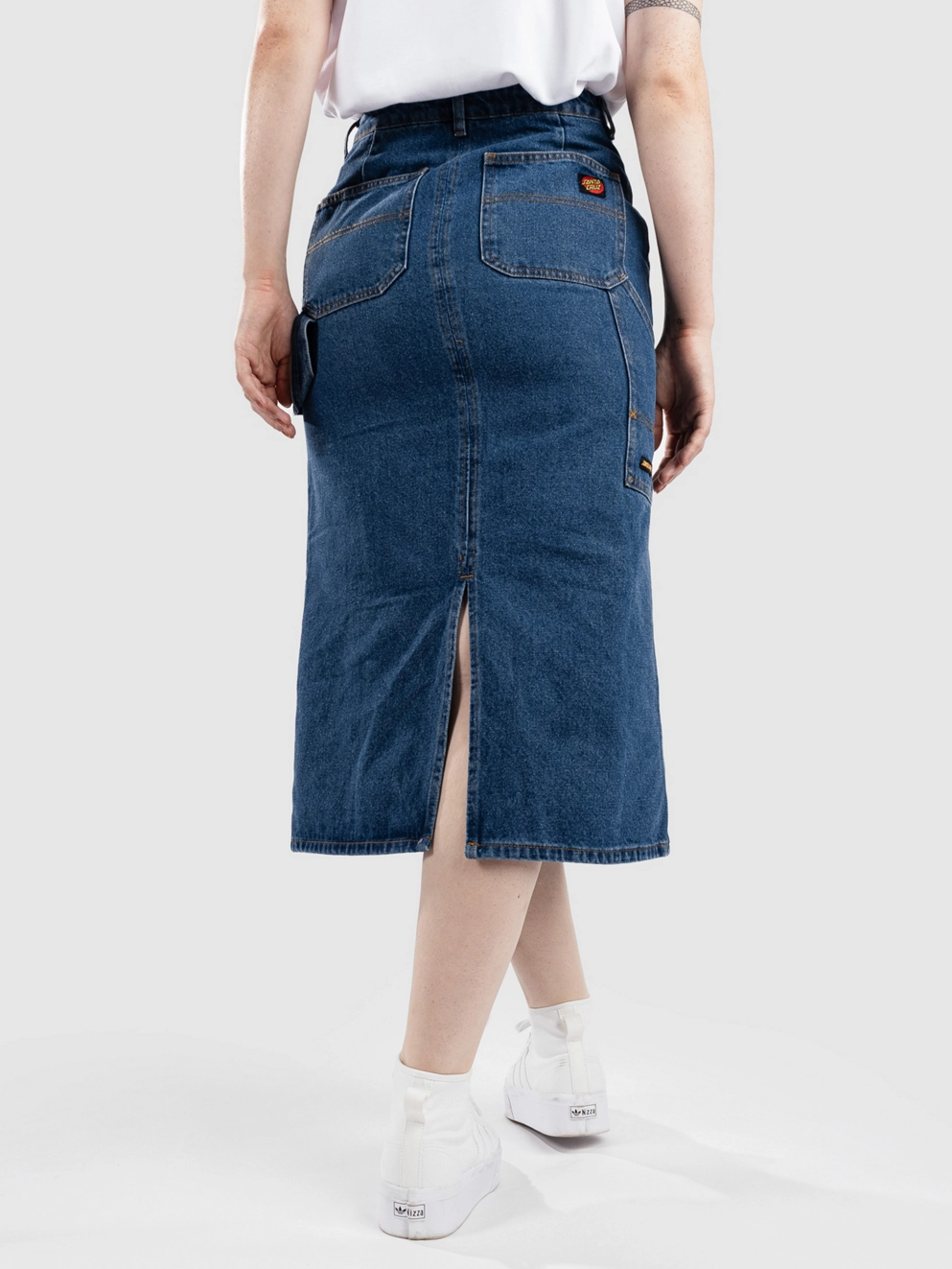Santa Cruz Classic Carpenter Skirt classic blue denim