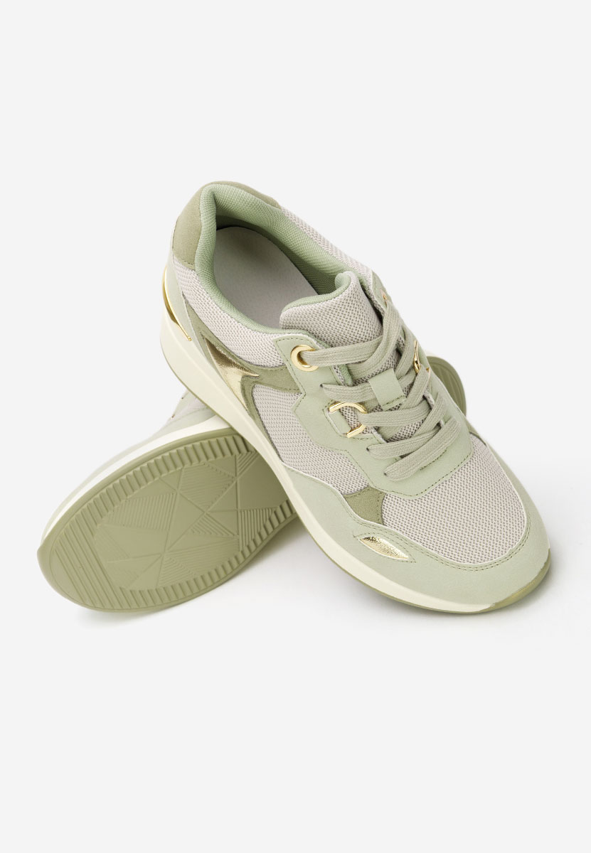 Baskets pour femme vert Karlie