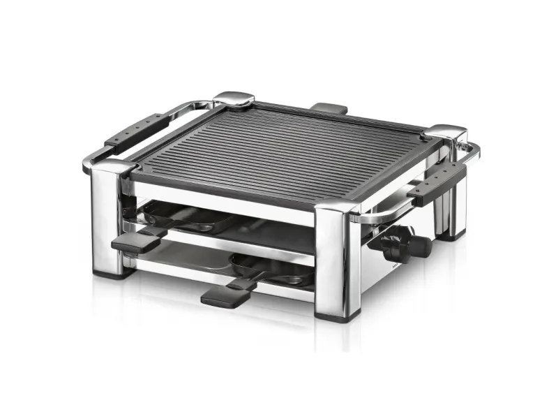 Rommelsbacher RCC 1000 Fashion - Raclette/grill - 1 kW - krom