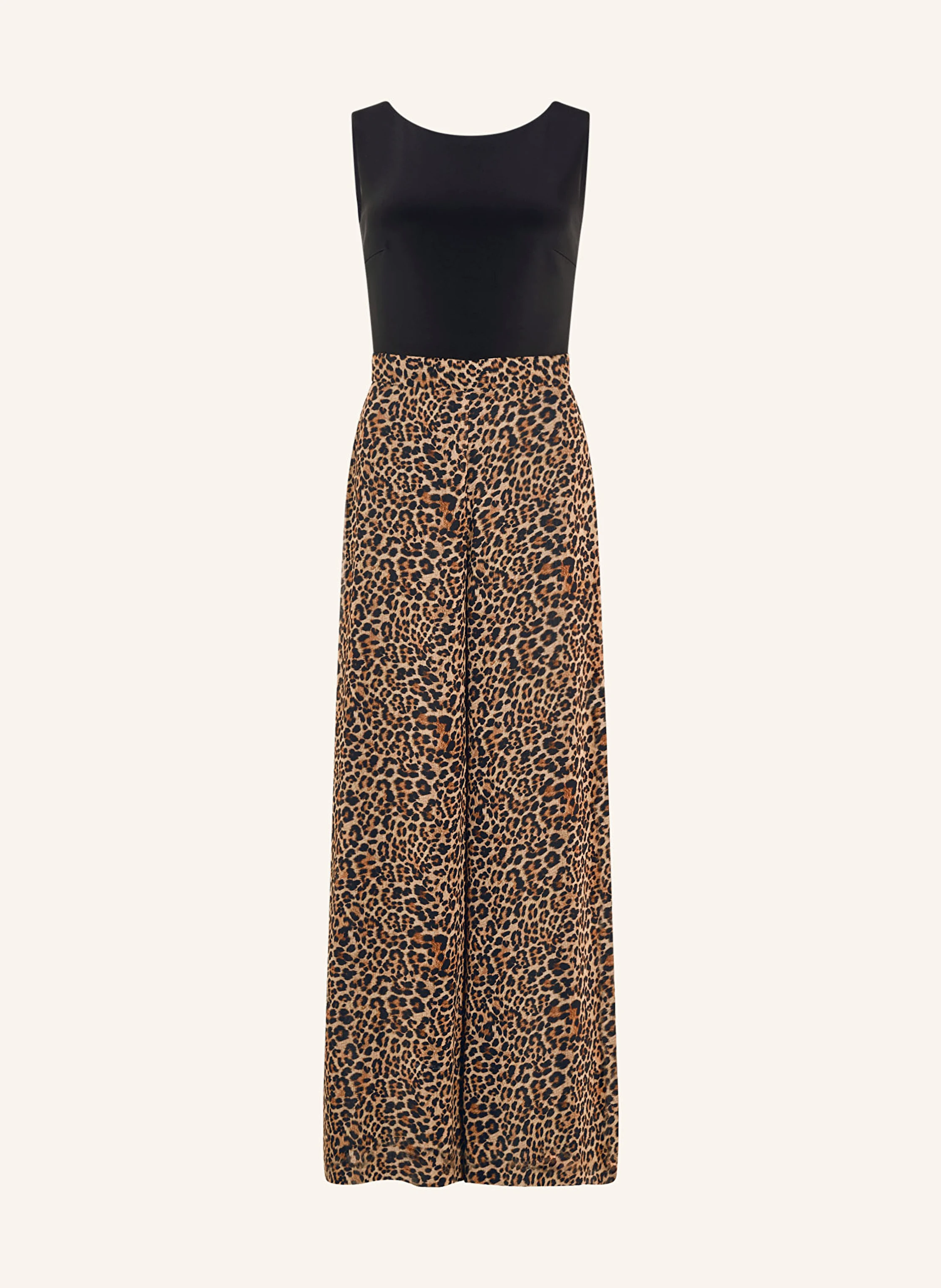 SWING Jumpsuit im Materialmix