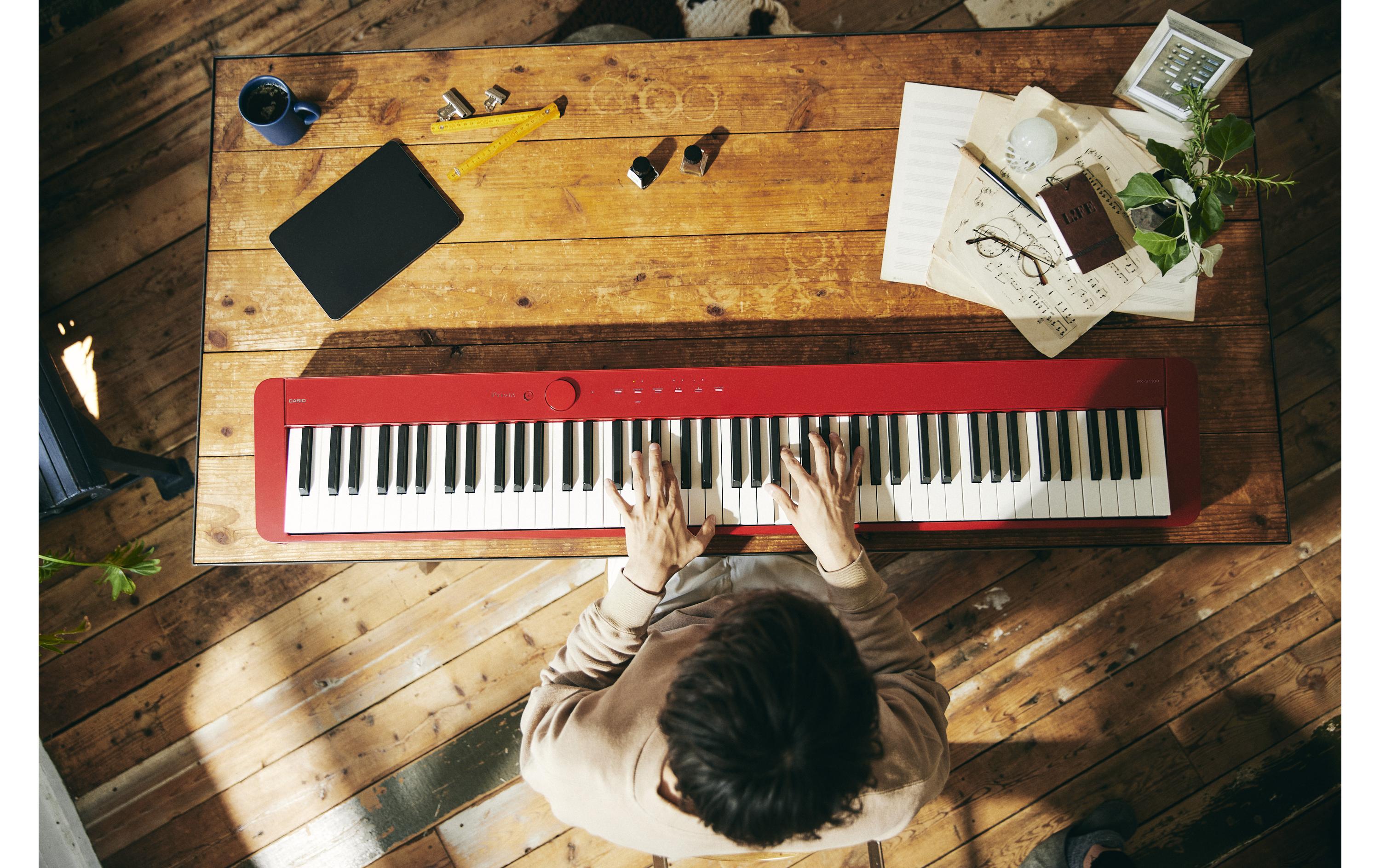 E-Piano Privia PX-S1100 Rot<br>Stagepiano mit 88 Tasten