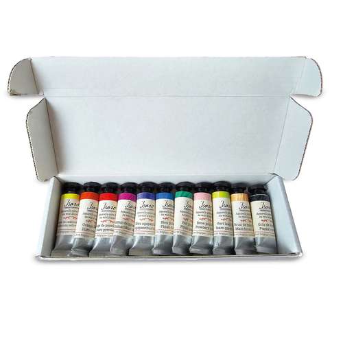 Isaro Extra-feine Aquarellfarben – 11er-Sets mit Tuben à 7 ml