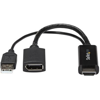 StarTech.com Adaptateur HDMI vers DisplayPort 4K alimenté par USB