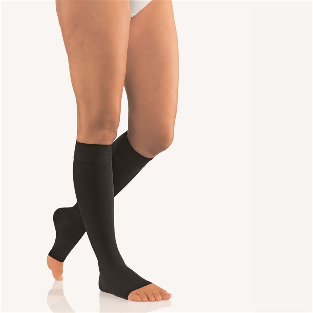 BORT Vital AD KKL2<br>1 Paar, IV, offene Spitze normal schwarz Trikotrand