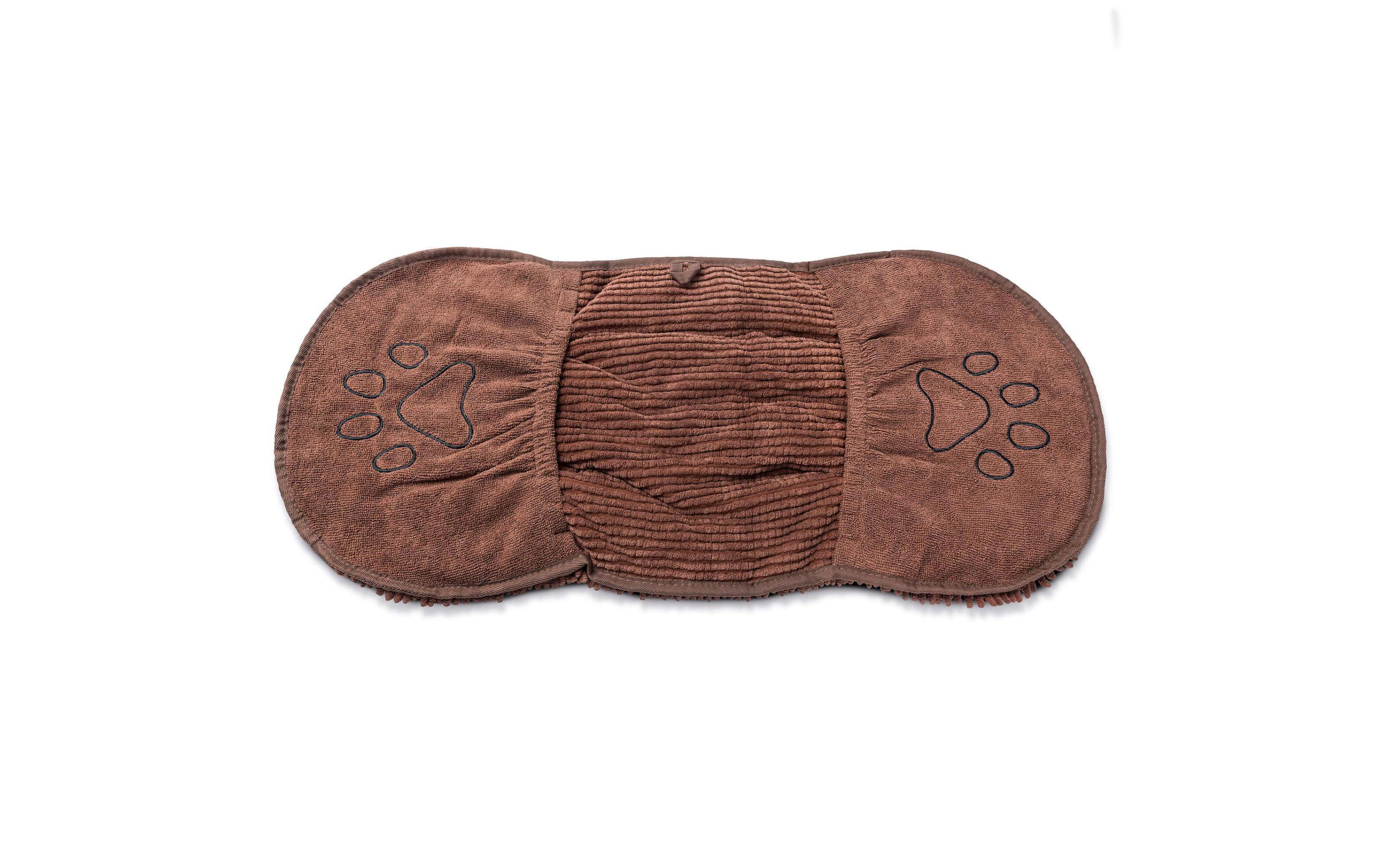 Dirty Dog Shammy Towel BraunUltra-saugfähiges Microfaserhandtuch für Hunde