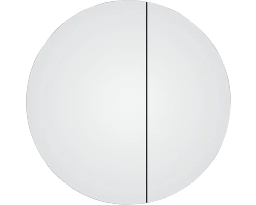 LED spiegelkast DSK Zilveren Ring Ø 60 cm zilver IP 24