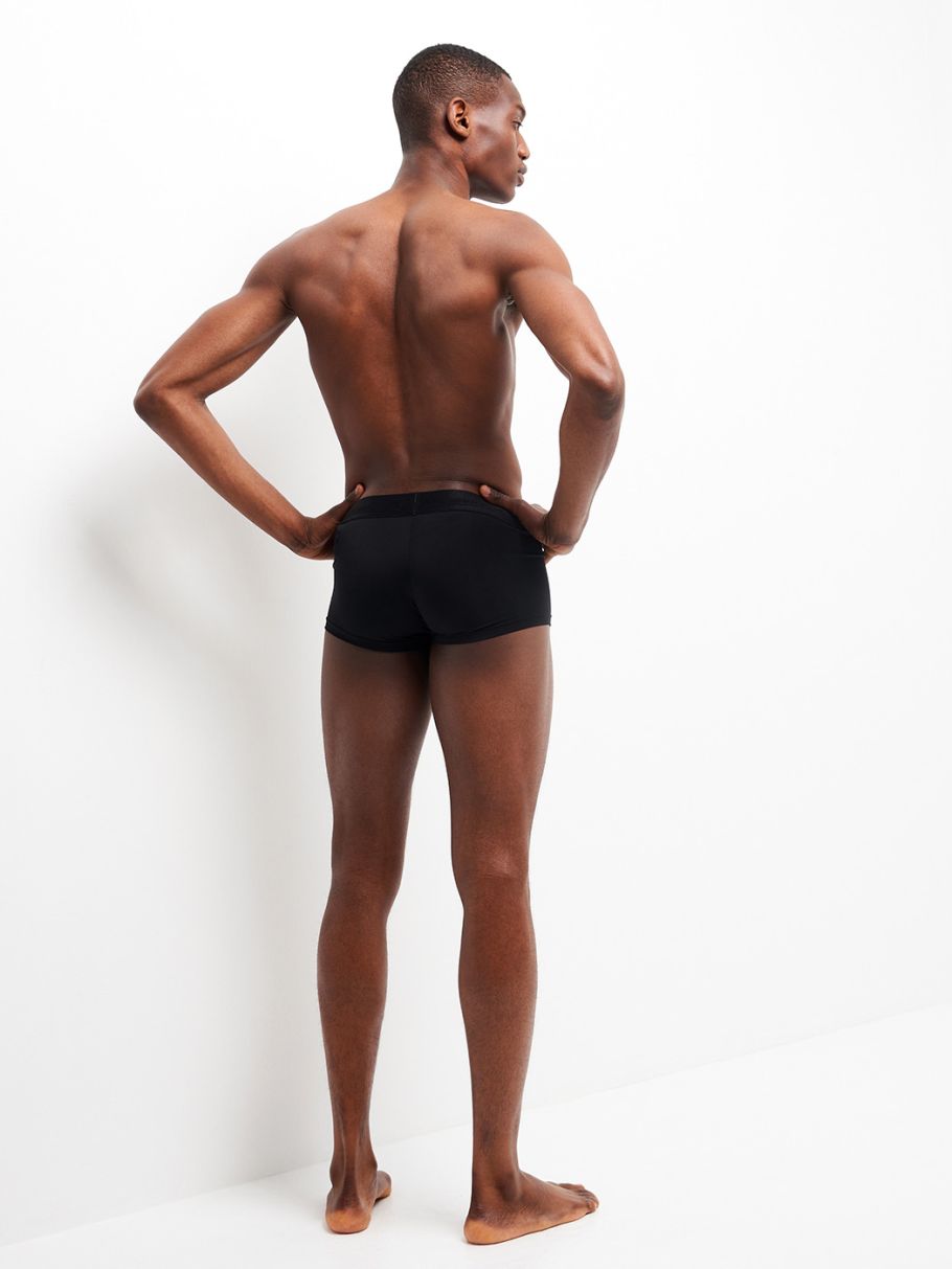 Boxer en polyamide élasthanne uni