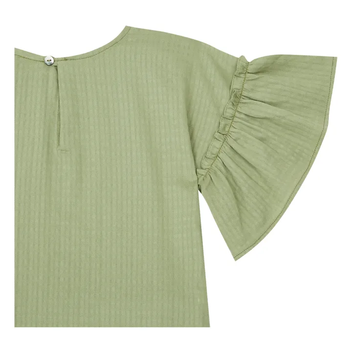 Risu Risu Pyjama Coton Bio Nausicaa | Vert anis