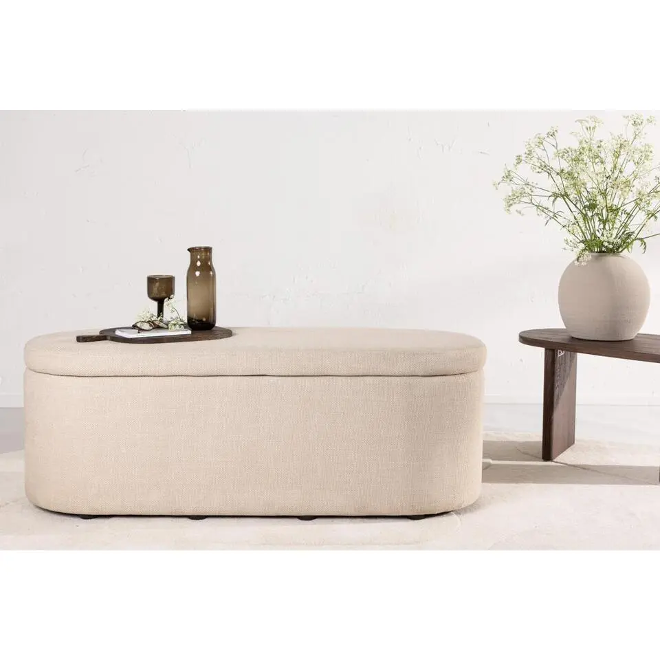 Svea - Ziva poef - 130 cm - off white