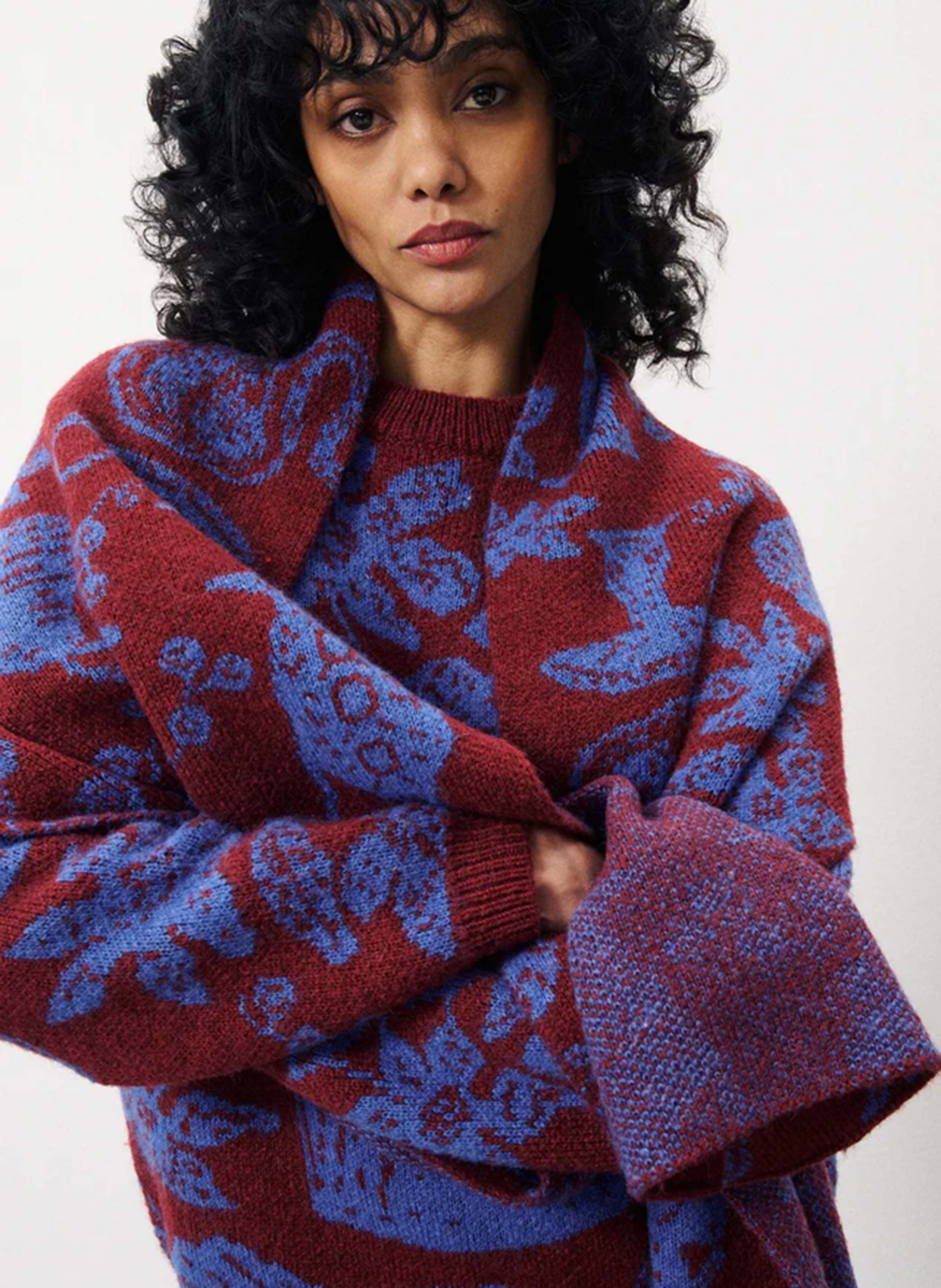MADDI - Echarpe en jacquard | Multicolore