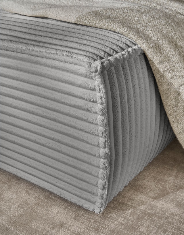 GOODproduct Hocker »FINNLEY, Polsterhocker in Bouclé, Struktur fein u. Mega Cord verfügbar« passend zum Loveseat der Serie Finnley