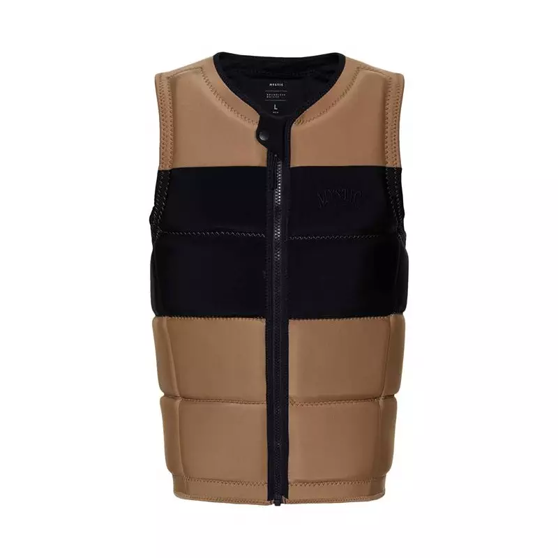 Gilet impact MYSTIC Peacock Fzip Wake Slate Brown