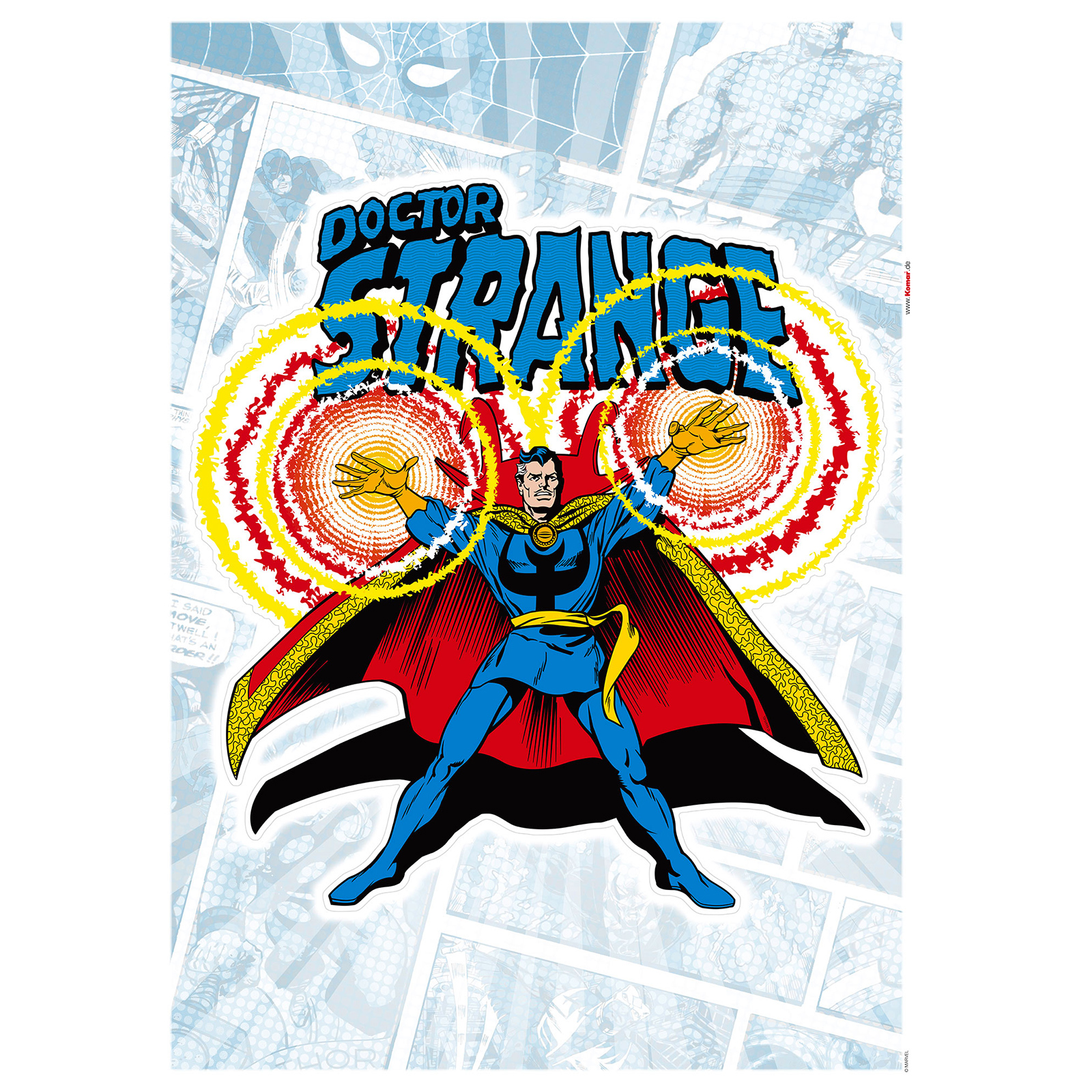 Wandtattoo DOCTOR STRANGE COMIC CLASSIC - 50x70 cm
