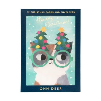 Cats In Hats X12 Cards