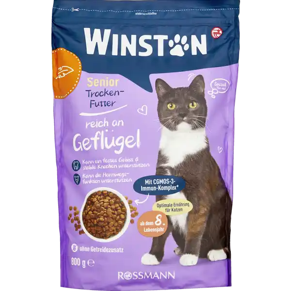 Senior Trockenfutter reich an Frischgeflügel