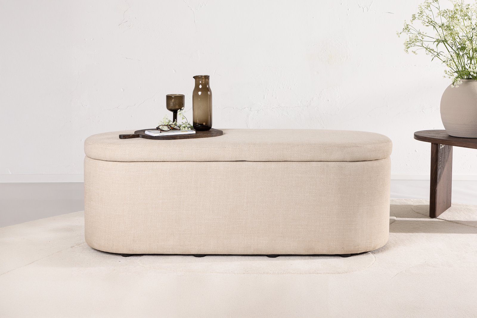 Potenza benk Offwhite polylin\n