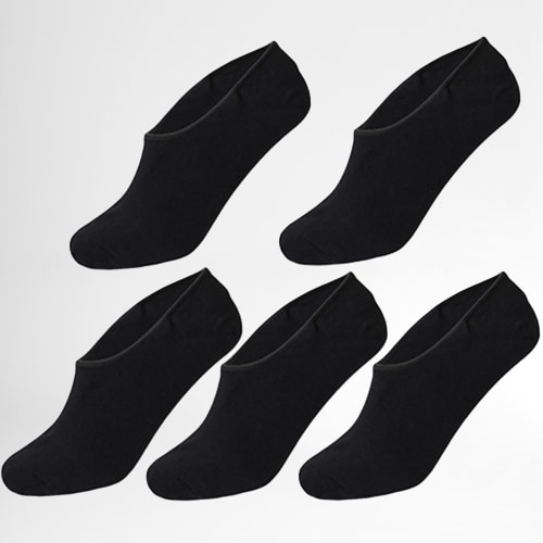 Lot De 5 Paires De Chaussettes Multi Sport Noir