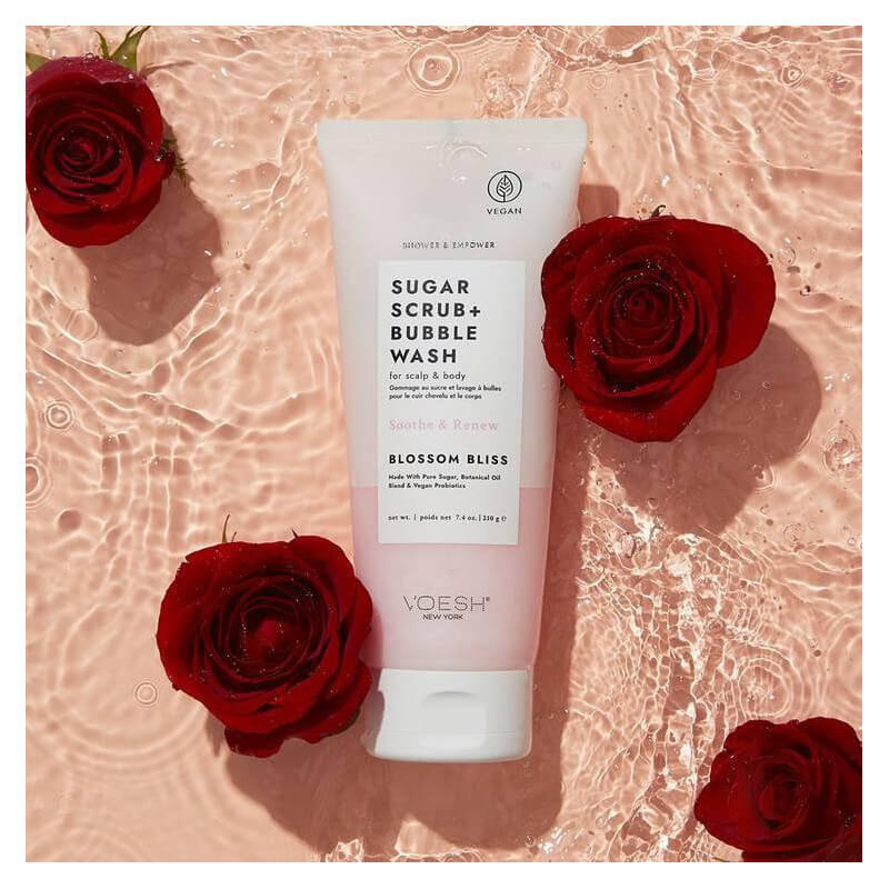 Gommage au sucre & nettoyant moussant Floral Blossom Bliss VOESH