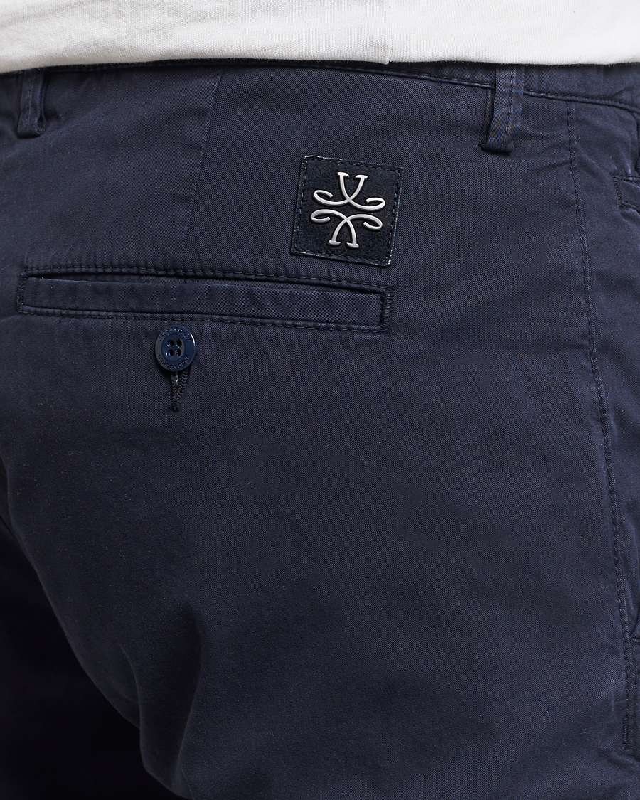 Jacob Cohën Bobby Cotton Gabardine Chinos Navy