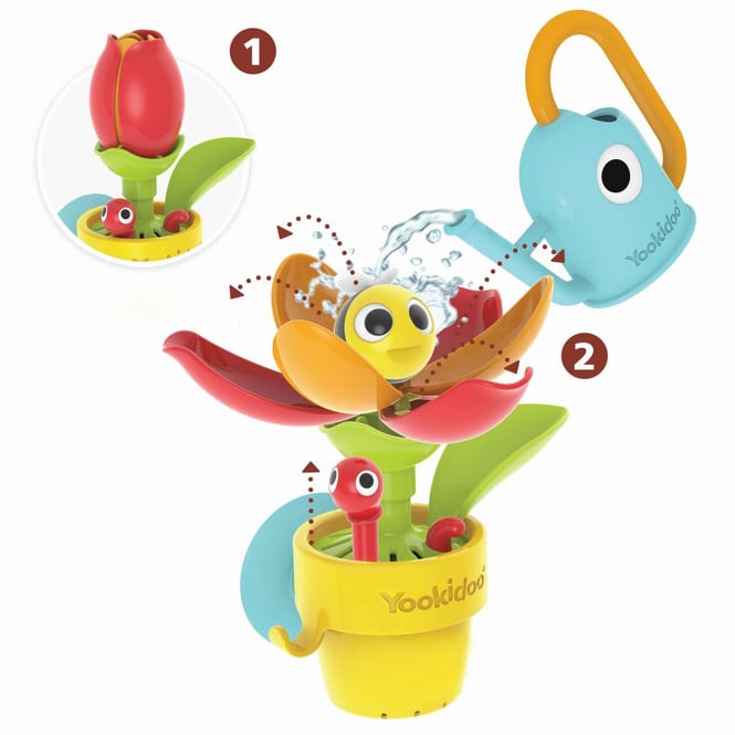 Yookidoo - Wasserspiel - Blumentopf mit Tulpe