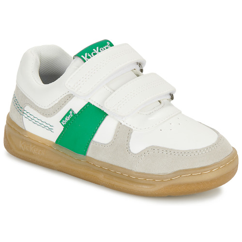 Kickers - KALIDO - Blanc / Gris / Vert