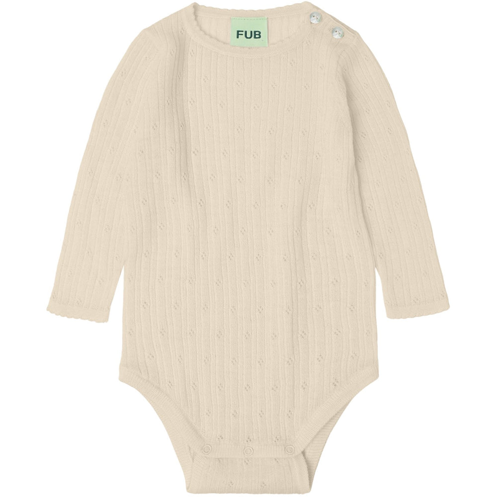 Køb FUB Ecru Baby Pointelle Body