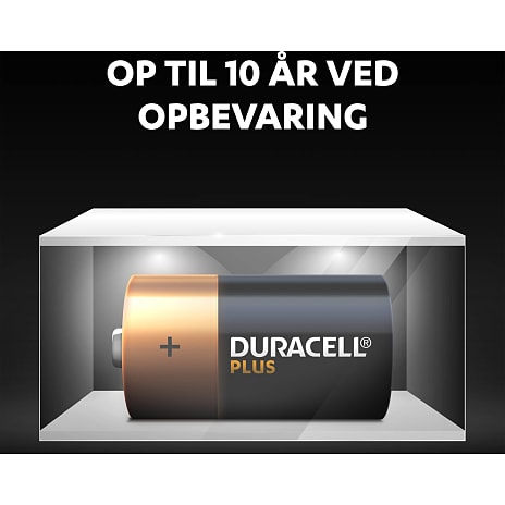 Duracell Plus C batterier 2-pak