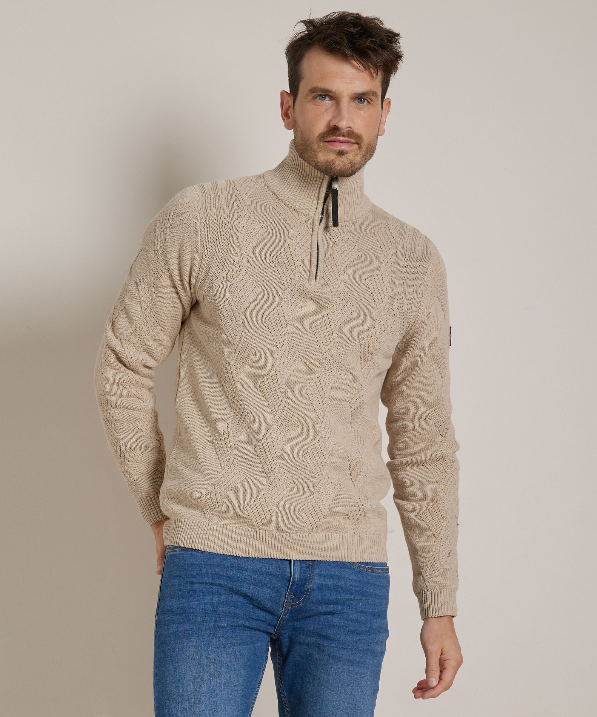 trui met zigzag dessin