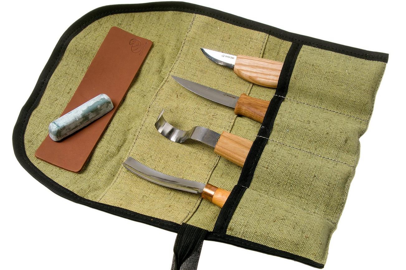 BeaverCraft Spoon and Kuksa Carving Professional Set S43 houtsnijset