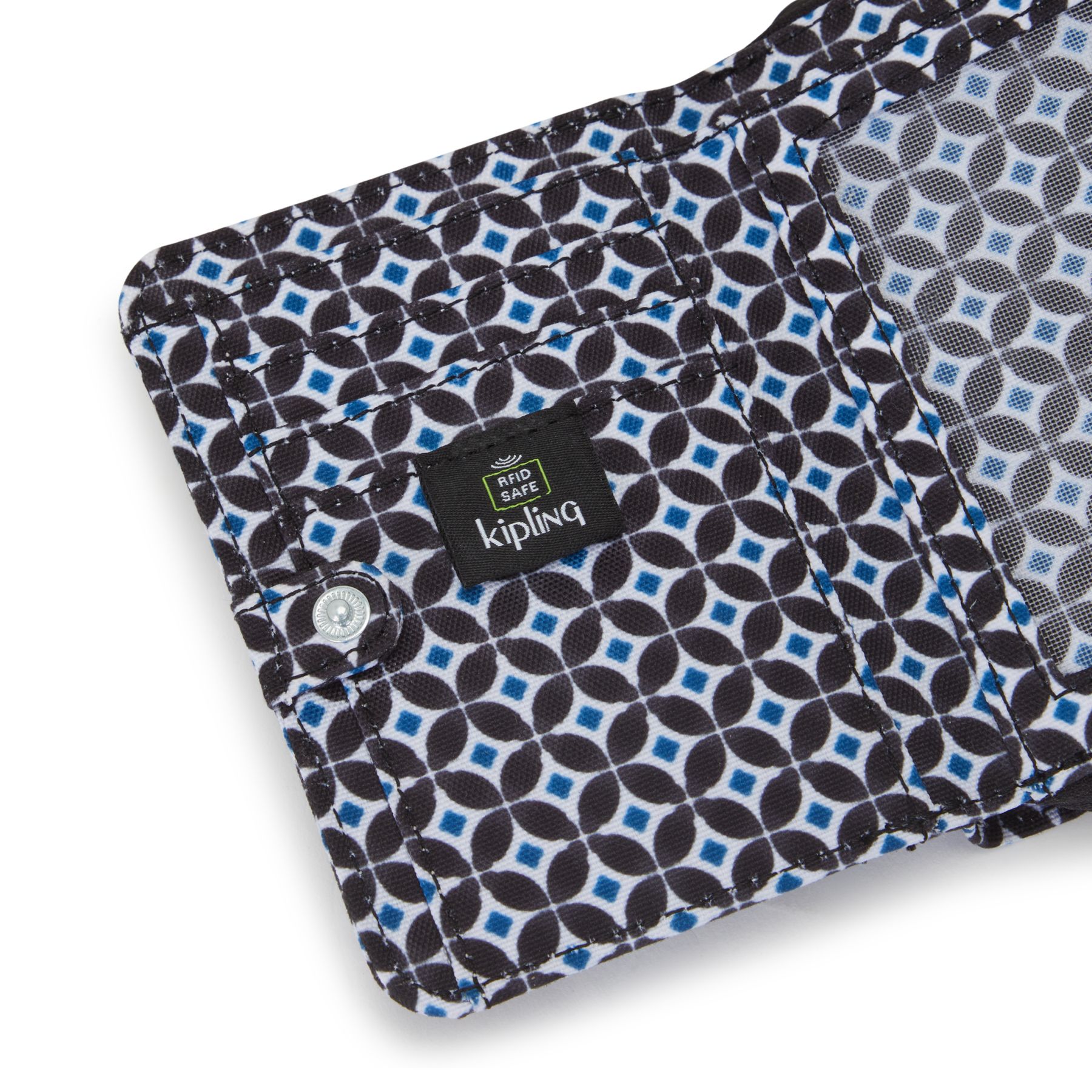 MONEY LOVE Portefeuille Moyen RFID - Blackish Tile