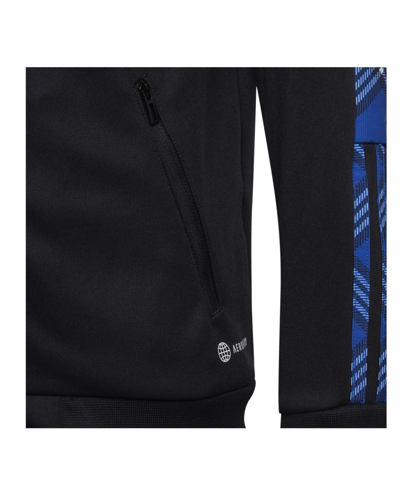 adidas Tiro Trainingsjacke Kids Schwarz Blau