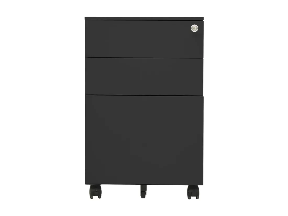Classeur mobile Anthracite 39x45x60 cm Acier