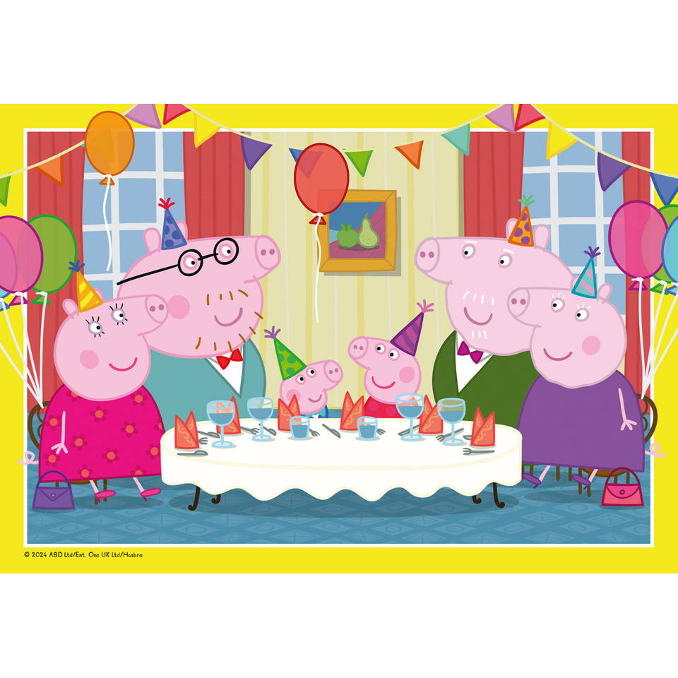 Ravensburger Peppa Pig puzzelset - 2 x 12 stukjes