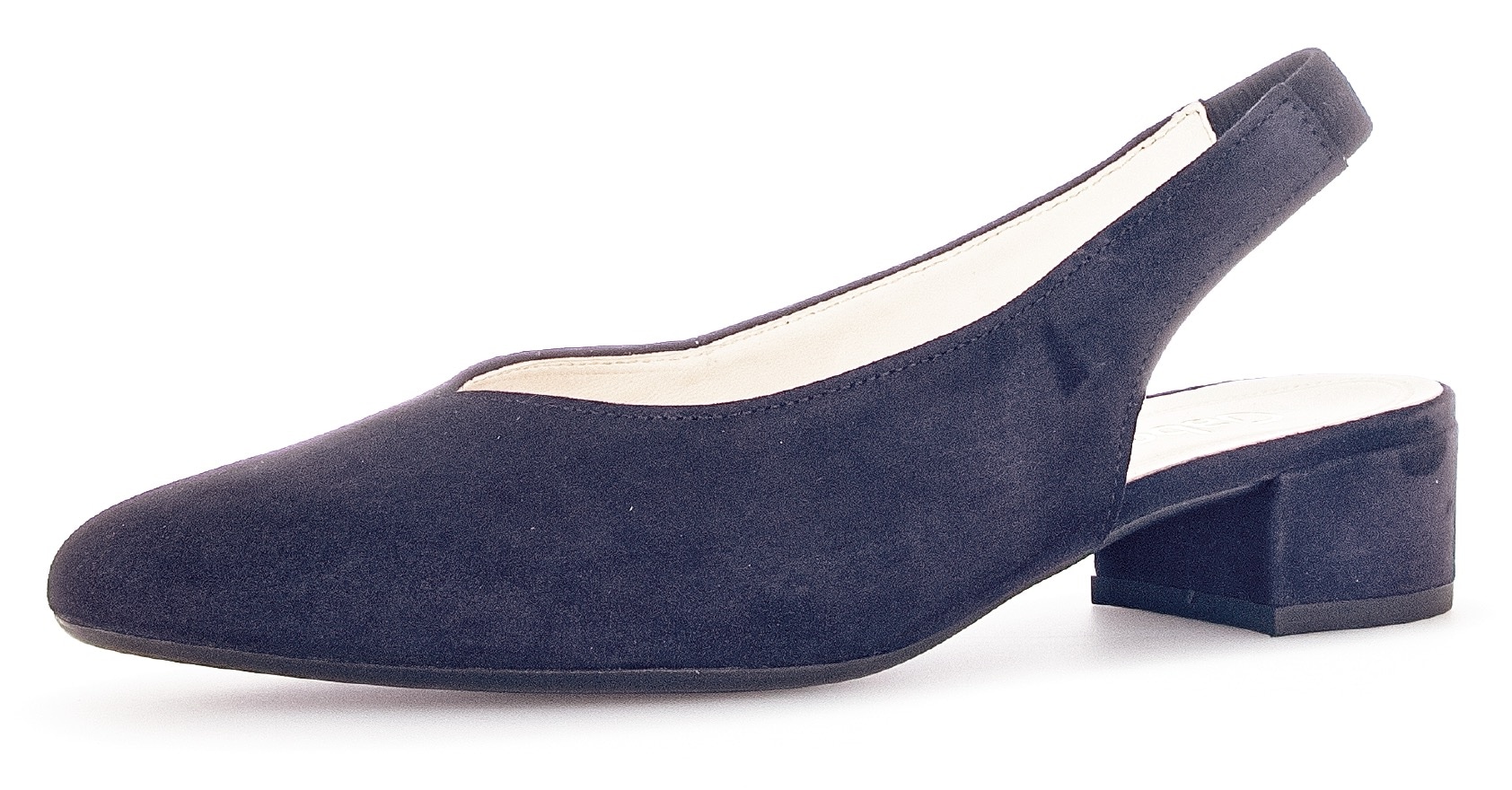 Gabor Slingpumps  , Blockabsatz, Abendschuh, Sommerschuh mit elastischem Riemchen