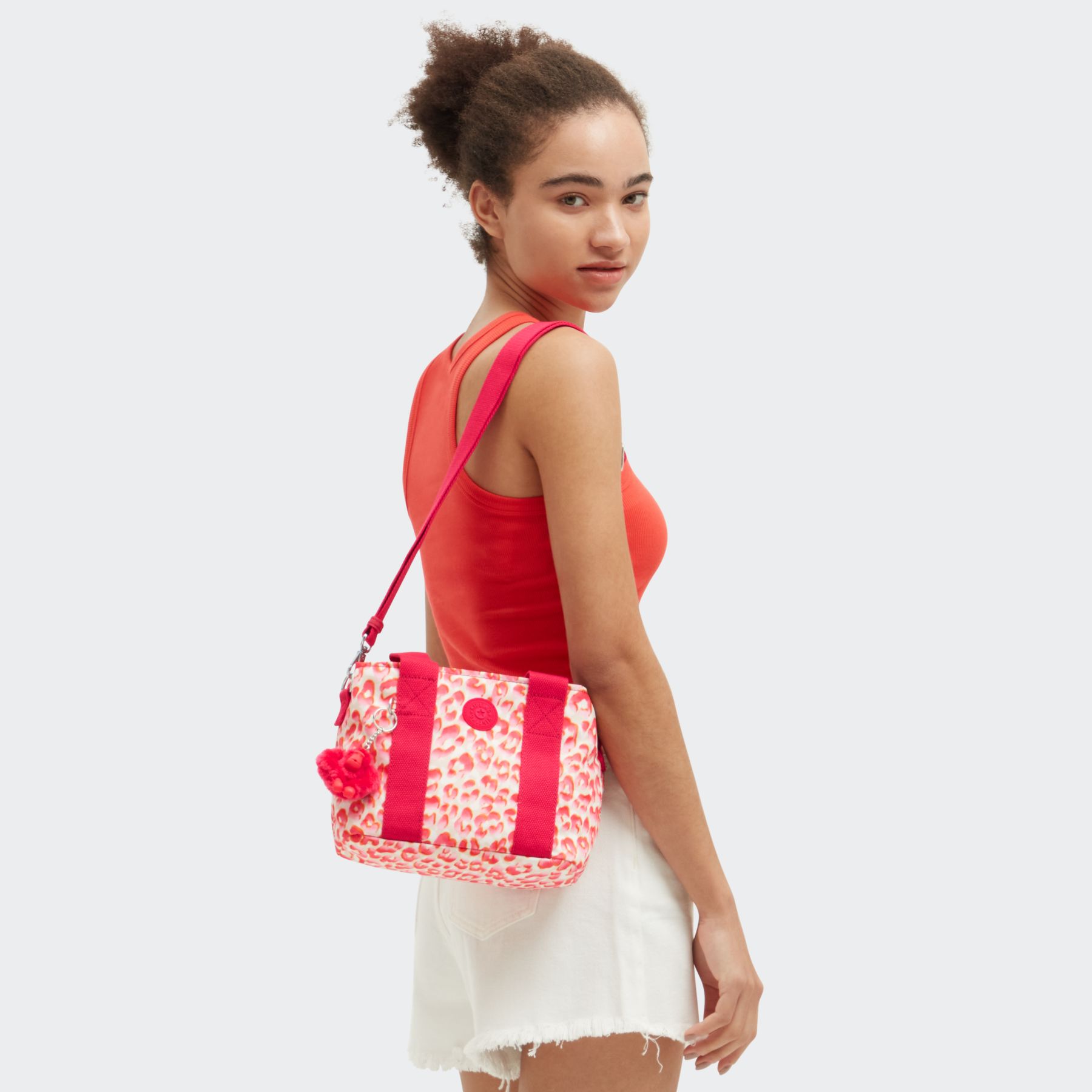 MINTA Small shoulder bag (with removable shoulder strap) - Latin Cheetah