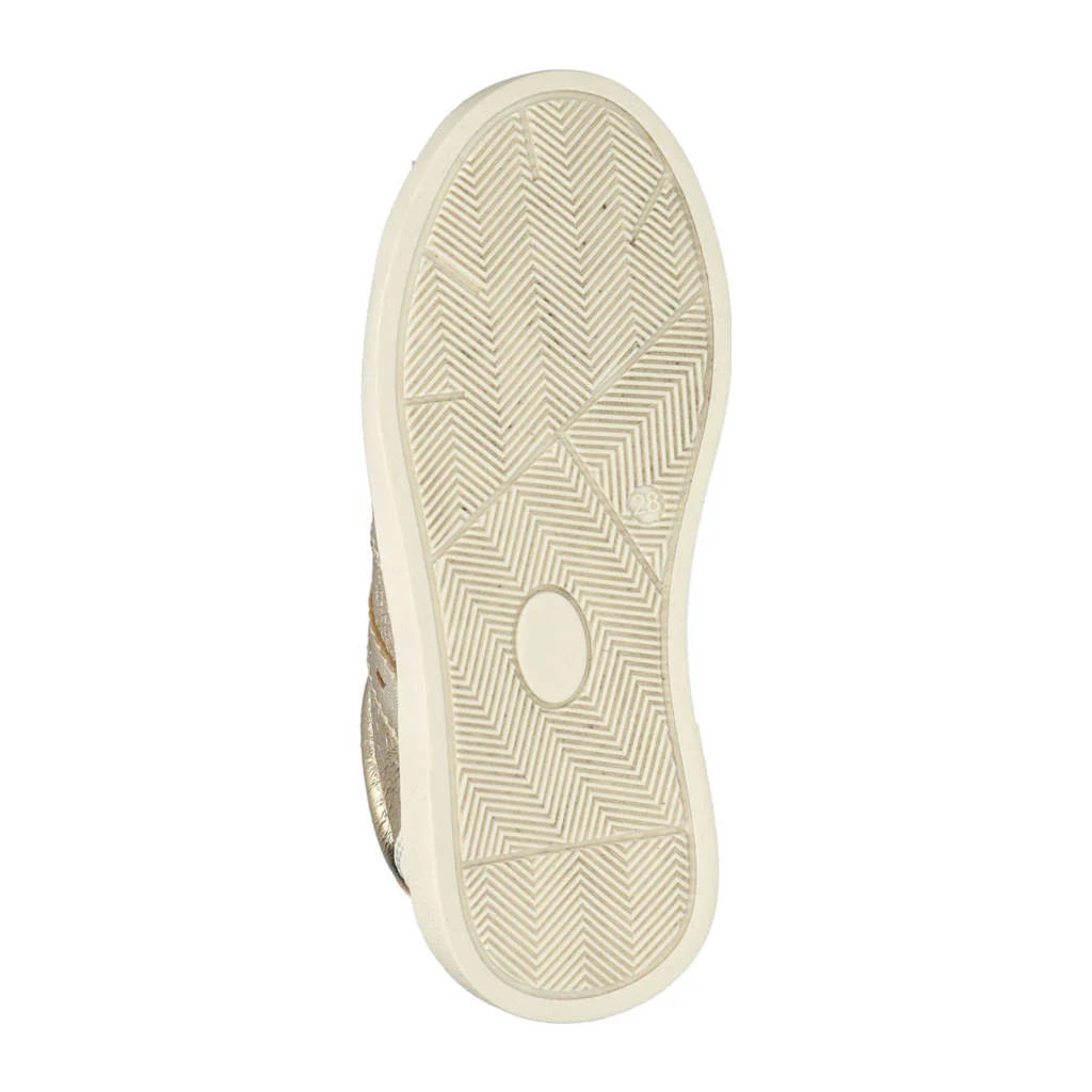 Nelson Kids leren sneakers goud